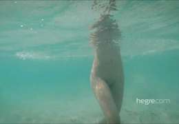 Alisa Swims In The Ocean Naked