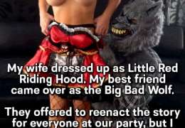 Little Red Riding Ho and the Big Cock Wolf
