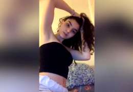 Turkish Teen Showing Tits