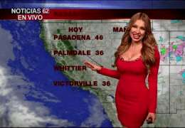 Weather Girl Janice Villagran Giving Us Some Firm, Tight Plots In The Morning.